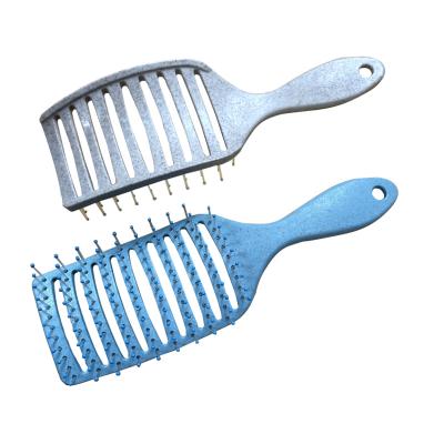 China For home use new products wholesale detangling duct curved boar bristel custom professional hair brush for sale