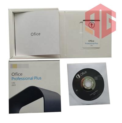 China Officee 2021 Professional Plus Officee 2021 Pro Plus Office 2021 PP Retail Prime Full DVD Package Officee 2021 Pro Plus DVD Box for sale