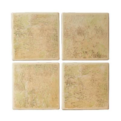 China Glazed Metallic Tiles Stream Glazed Tiles Rustic Screen Printed Tiles Hotel Decoration Wall Tiles Handmade for sale