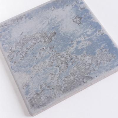 China Classic Glazed Metallic Tiles Hot Sale Floor Tiles 100mm*100mm Rustic Tiles OEM Bathroom Decoration Low Price Wall Tiles for sale