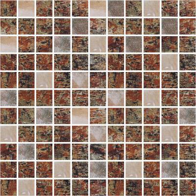 China The glazed metal tiles ceramic tile 305mm*305mm high quality glazed ceramic mosaic swimming pool tile for sale