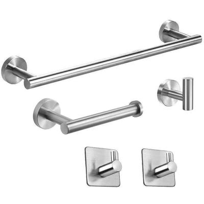 China Viable Modern Wall Mounted Towel Rack Stainless Steel Towel Rack Single Rod Towel Rack Towel Rack for sale