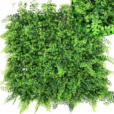 China Art Decor Green Lawn Plant Wall Plastic Fake Lawn Decoration Simulation Plant Artificial Plant Wall for sale