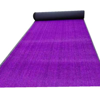 China Purple Artificial Lawn Outdoor Lawn For Kindergarten School Football Field Decoration 301 for sale