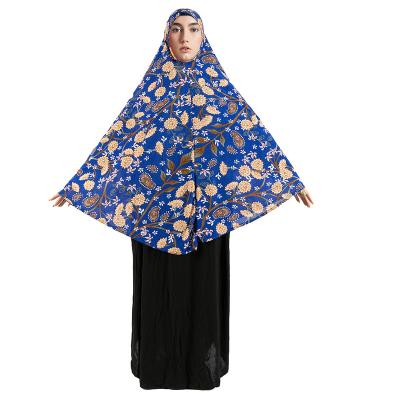 China African Women's Worship Clothing Long Abaya Long Skirt Pakistan Print Rabbit Ears Hat Long Dress Indian Clothing for sale