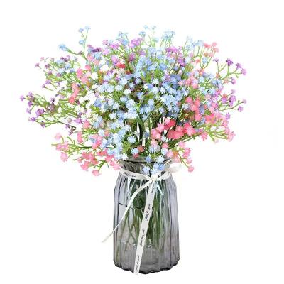 China Natural Wholesale PU Star Artificial Flower Touch Flower Wedding Desktop Decoration Plastic Flower for sale