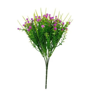 China Wholesale Plastic Flower Artificial Flower Wedding Desktop Decoration Indoor Outdoor Plastic Star Flower Decoration for sale