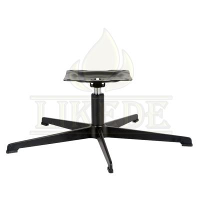 China New Modern Matte Black Chair Base Five Star Aluminum Swivel Base For Chair for sale