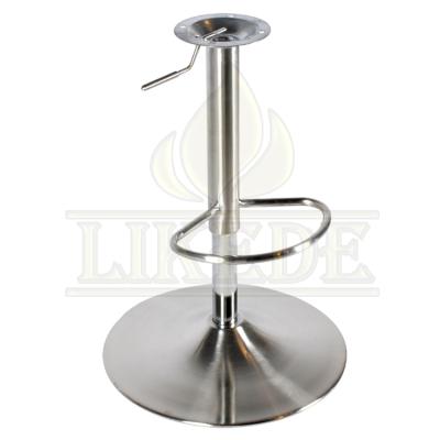 China Hot Sale 304# Stainless Steel Metal Bar Chair Swivel Base Round Bar Stool Legs for sale