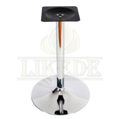 China Modern Low Price Letter Table Base Metal Table Accessories Chrome Dining Table Legs for sale