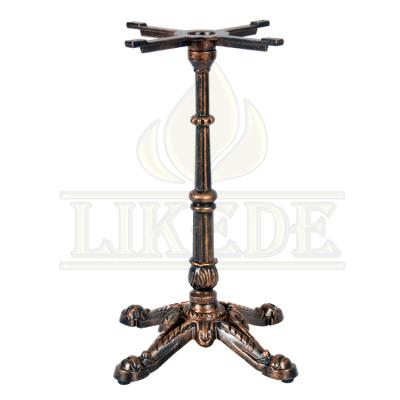 China With leveling adjuster antique cast iron table base wrought iron copper coffee table base for sale