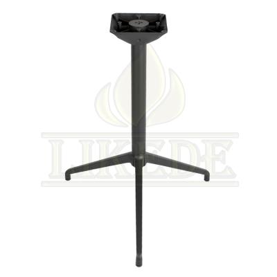 China Modern 3 Legs Metal Steel Black Aluminum Table Legs Detachable Table Base for sale