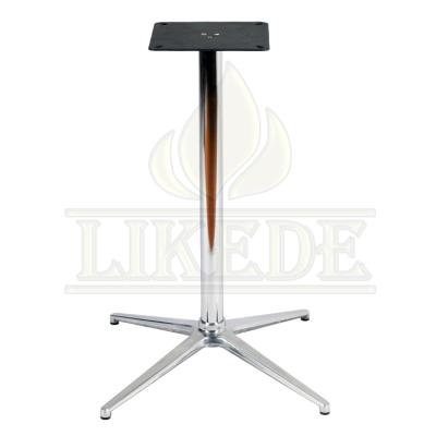 China With leveling dining table cross base chrome adjuster restaurant use dining table leg center table aluminum table legs for sale