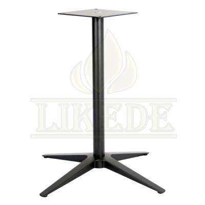 China With upgrade black contemporary table bases aluminum table base adjuster cross table base for sale