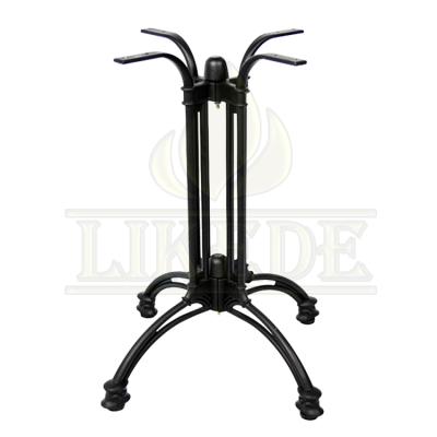 China With Leveling Adjuster Cast Aluminum Table Legs Metal Cross Table Base High Quality Coffee Table Leg for sale