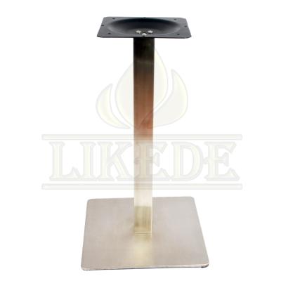 China New modern low price stainless steel table legs stainless steel table leg square base for dining table for sale