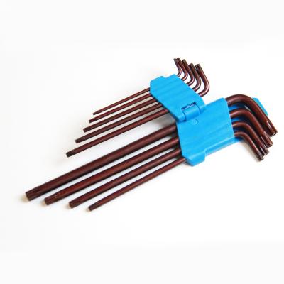 China Hex T10 - End T50 Star Wrench Allen Wrench Hex Key Set S2 Tool Steel Torx for sale