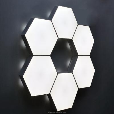 China Modern Touch Simple Colorful Hexagon Lights Modular Lights For Wall Decoration for sale