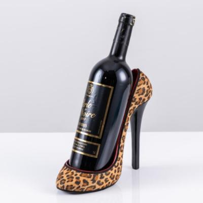 China New Europe shoe style fashion fabric wine rack for red wine for sale