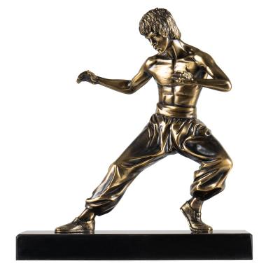 China China home deco hotel deco bruce lee bronze sculpture for sale