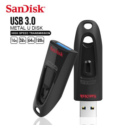 China Wholesale SanDisk USB 3.0 Flash Drive CZ48 128GB 64GB 32GB 16GB Metal Pendrive Hard Drive for sale