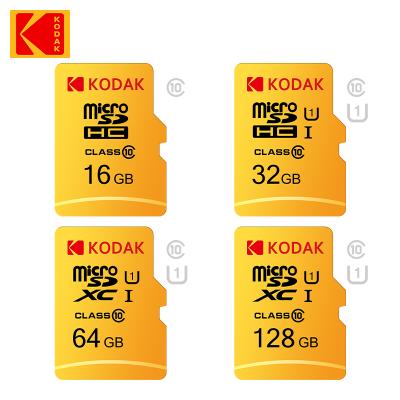 China Full HD 80MB/S TF Plastic Wholesale Micro SD Card 16G 32G 64G 128G Class 10 U1 UHS-1 Memory KODAK Video Memory Card for sale