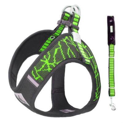 China Viable Safety Dog Harness Vest Reflective Adjustable Leash No Pulling Dog Harness Custom Logo for sale