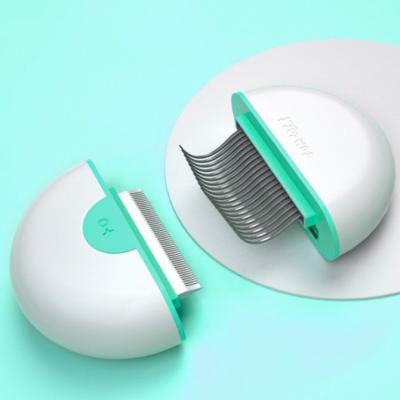 China Viable 2 in 1 Dog Cat Hair Removal Grooming Comb Dematting Tool Massage Brush Pet Hair Knot Shedding Tool for sale