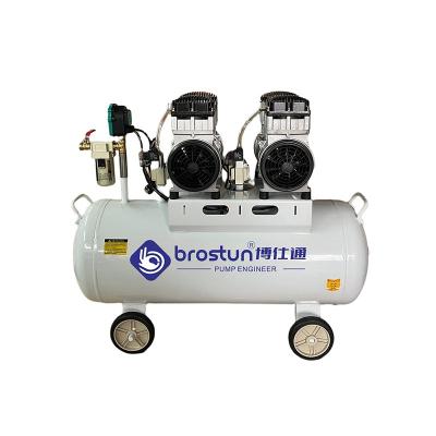 China Best Factory Price Oil Free Vacuum Pump China Air Compressor Industrial Portable Negative Pressure Pump -98Kpa -740mmHg mini vacuum1.1kw for sale