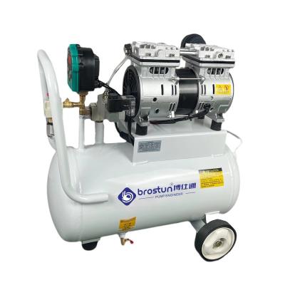 China Best Factory Price Oil Free Vacuum Pump China Air Compressor 52Db Tank Vacuum Industrial Oil Free Air Compressor -980 mbar 30L for sale