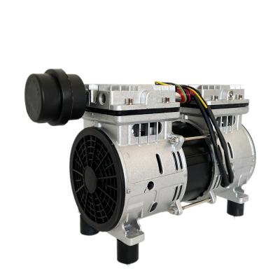 China Hot Selling Oilless Dental Air Compressor Head 600W Piston Air Compressor Oil Free Industrial Machinery Repair Shops Pumps for sale