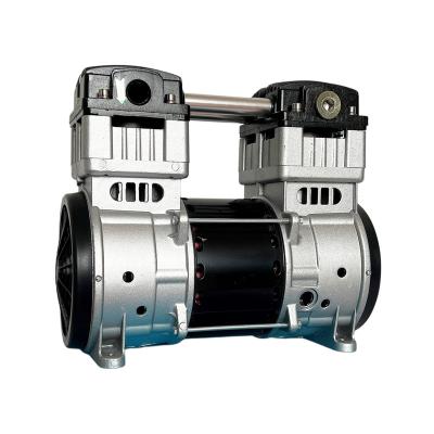 China food & Beverage Plant Compressor Heads Portable Double Cylinder 2.2KW 3.0HP Air Compressor Oil Free Pump Industry Two Stage High Rotation Speed ​​Motor for sale