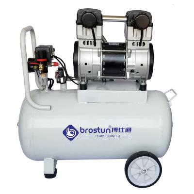 China 50L 1500w/3000w Oil Free Silent Oil Free Compressor Electric Portable Air-Compressor Air Compressor Machines Medical for sale