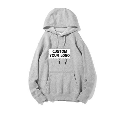 China custom logo high quality cotton printing Anti-wrinkle simple heavy empty oversized puff hoodie sweatshirts set mens unisex hoodies plus size for sale