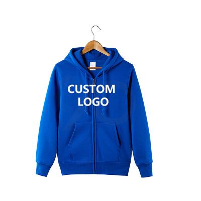 China Custom Embroidered Zipper Hoodie Pullover Custom Print Hoodie Zipper Up Hoodie for sale