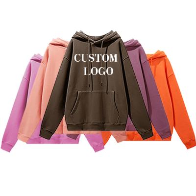 China Anti-Wrinkle Pullover Embroidery Hoodies Wholesale Embossed Custom Printing High Quality Custom Sweatshirts for sale