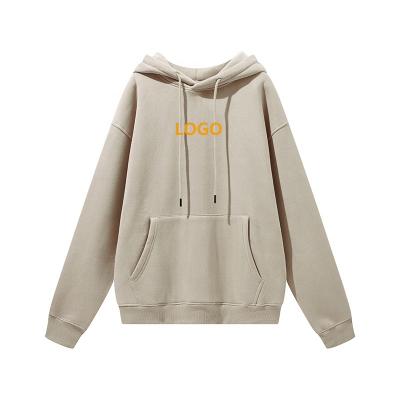 China wholesale Anti-wrinkle 100% cotton men's hoodies customize casual oversized white hoodie printing embroidery logo for unisex for sale