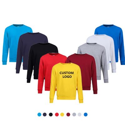 China Custom Blank Logo Cotton Sweatshirt Heavy Sweatshirt Unisex Winter Anti-wrinkle Cotton Crewneck Pullover High Quality Sweatshirt for sale