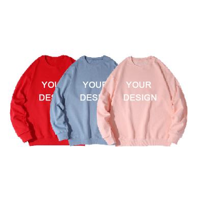 China Plain 100% Cotton Sweatshirts Men Logo Sweatshirts High Quality Men's Custom Cheap Anti-wrinkle Sweatshirts for sale