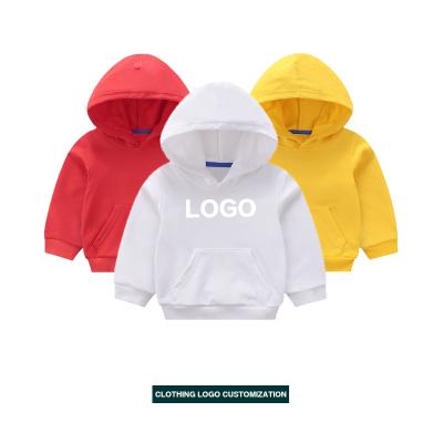 China Wholesale custom anti-shrink screen printing logo kids heavy hoodie long sleeve pullover hoodie unisex for sale