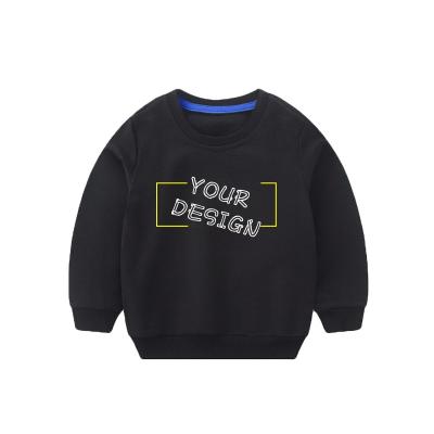 China OEM/ODM anti-shrink selling custom logo kids autumn winter heavy cotton round neck soft comfy hoodie for sale