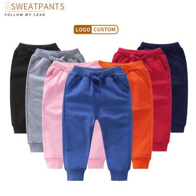 China OEM/ODM Anti-wrinkle baby cotton spring autumn sweatpants custom heat transfer printing logo 2022 new for sale