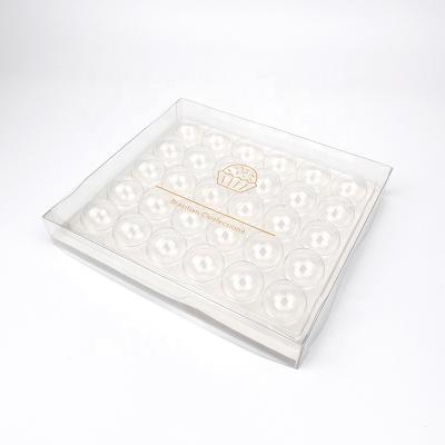 China Recycled Clear Materials 30 Truffle Chocolate Candy Blister Custom Packaging Tray With Plastic Box Printing Logo for sale