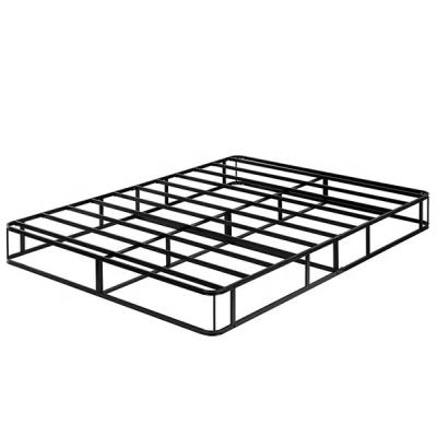 China Full Size KD Full Size Iron Metal Bed Frame For Platform Metal Bed Base for sale