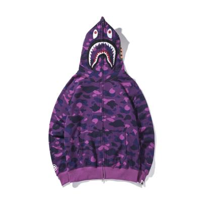 China 2022 best selling monkey bape hoodys unisex jacket waterproof cotton all over print hoodie for sale