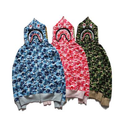 China New fashionable waterproof a bathing monkey clothes full zipper hoodie face baja hoodies for sale