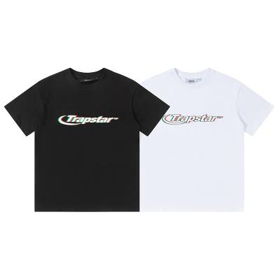 China 2022 Summer New Trapstar Ordinary Casual Fashion QUICK-DRY T-shirt Phantom Print Short Sleeve Loose Casual T-shirt for sale