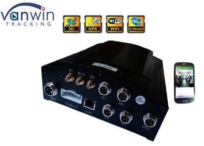 China H 264 4CH 720P DVR voor de auto mobiele dvr van de Voertuigenvrachtwagen 4ch met vrije software Te koop