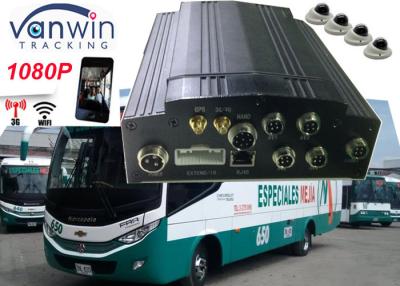 China 4CH 1080P HD Mobiele DVR GPS 4G WIFI MDVR voor het systeem van kabeltelevisie van de schoolbus met mini 4 cammeras Te koop