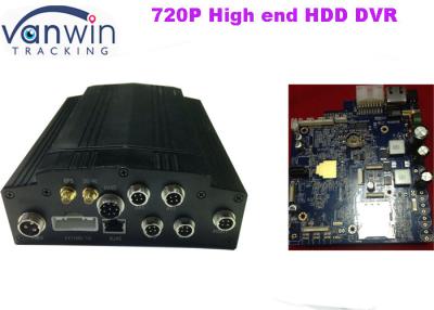 China AHD 720P HD bewegliches DVR, dvr Auto 3G GPS 4ch mit Audiovideorecorder zu verkaufen